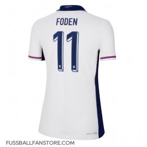 England Phil Foden #11 Replik Heimtrikot Damen EM 2024 Kurzarm